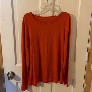 Orange blouse